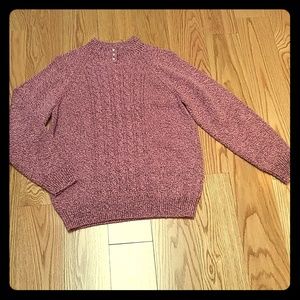 Pink knit sweater